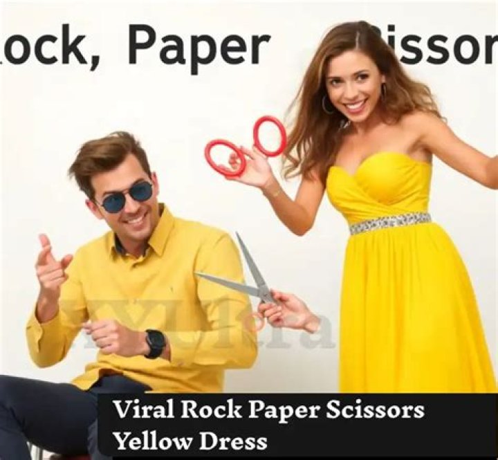 Viral Yellow Dress Rock-Paper-Scissors Trend